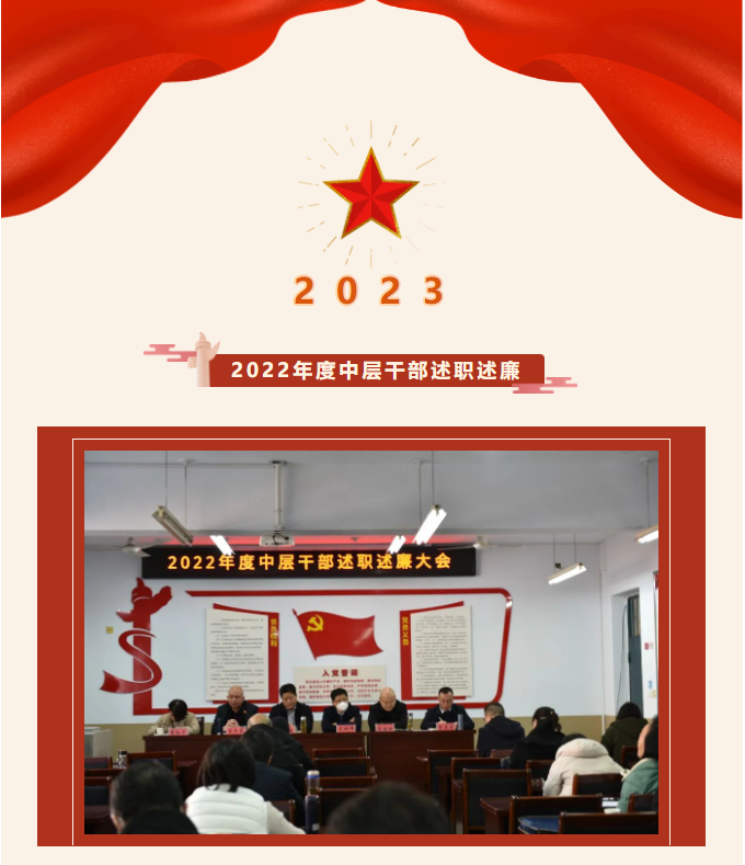 履職盡責(zé)述答卷，踔厲奮發(fā)啟新程—我校召開2022年度中層干部述職述廉大會